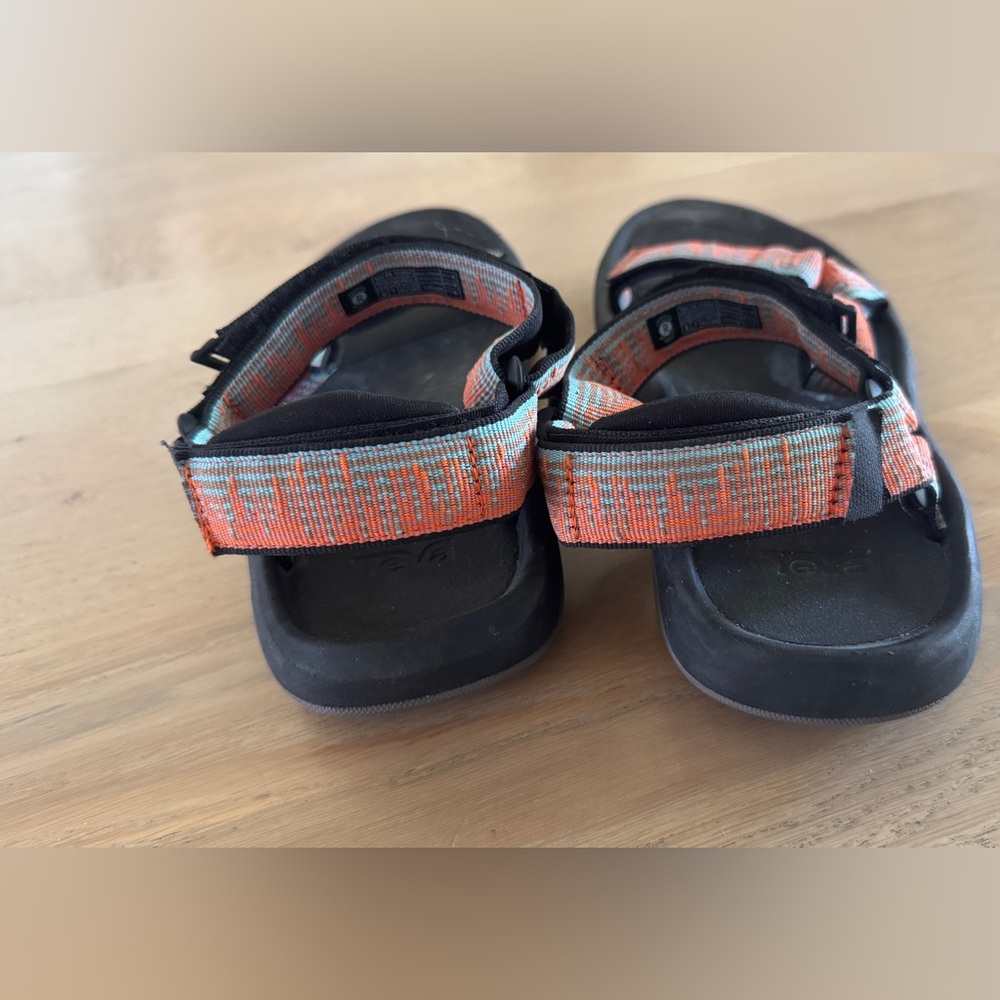 TEVA MEN HURRICANE XLT2 blue orange SANDALS size 8 - Picture 4 of 6
